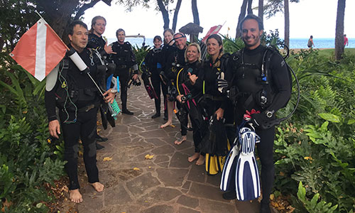 Certified Group of Divers